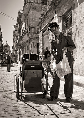 14 - Street Sweeper, Havana, Cuba, 2010