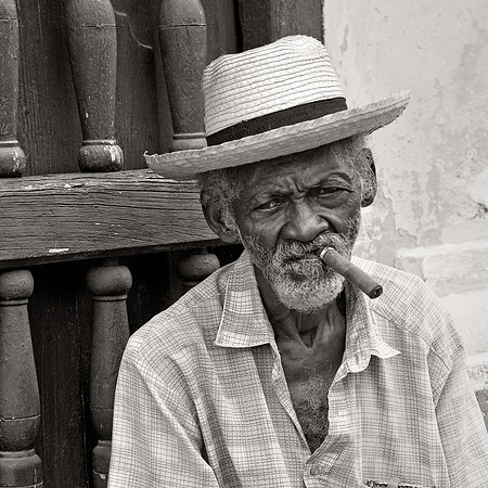 24 - Man with Cigar, Trinidad, Cuba, 2009